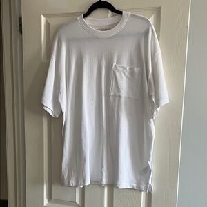 Men’s Classic White Pocket T-Shirt NEW